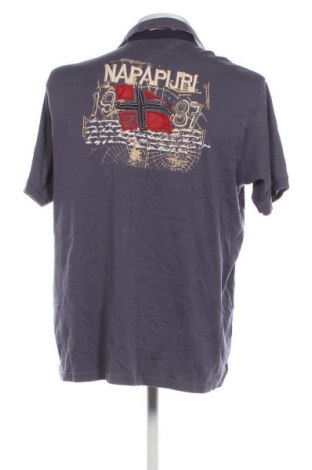 Herren T-Shirt Napapijri, Größe XXL, Farbe Grau, Preis € 38,99