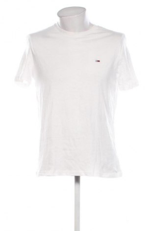 Ανδρικό t-shirt Tommy Jeans, Μέγεθος L, Χρώμα Λευκό, Τιμή 44,99 €