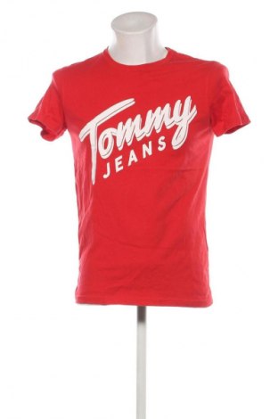 Męski T-shirt Tommy Jeans, Rozmiar S, Kolor Czerwony, Cena 138,60 zł