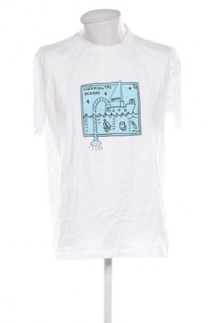 Herren T-Shirt United Colors Of Benetton, Größe XL, Farbe Weiß, Preis € 23,99
