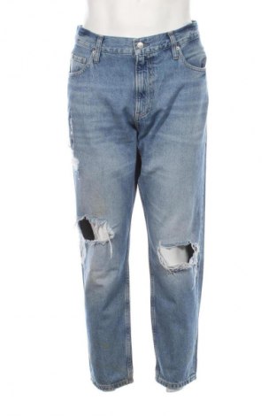 Męskie jeansy Calvin Klein Jeans, Rozmiar XL, Kolor Niebieski, Cena 504,99 zł