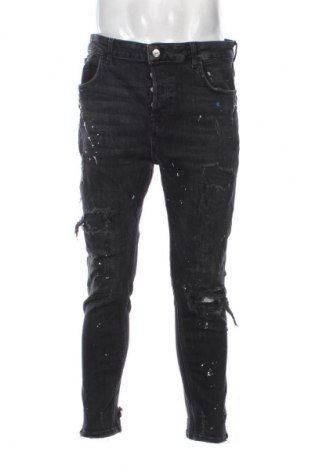 Męskie jeansy Zara, Rozmiar L, Kolor Czarny, Cena 75,99 zł
