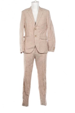 Herrenanzug Jack & Jones, Größe L, Farbe Beige, Preis € 187,99