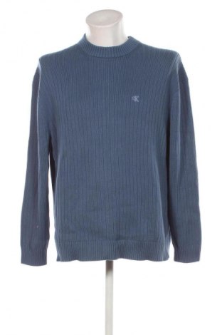 Herrenpullover Calvin Klein Jeans, Größe XL, Farbe Blau, Preis 127,99 €