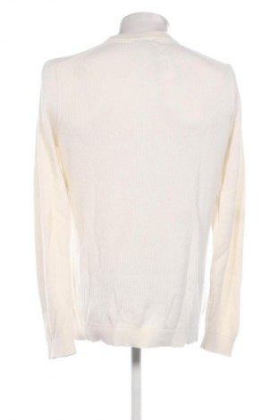 Pulover de bărbați Calvin Klein Jeans, Mărime L, Culoare Alb, Preț 338,99 Lei