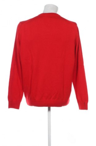 Мъжки пуловер Lacoste, Размер XL, Цвят Червен, Цена 182,99 лв.