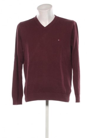 Męski sweter Tommy Hilfiger, Rozmiar L, Kolor Brązowy, Cena 204,60 zł