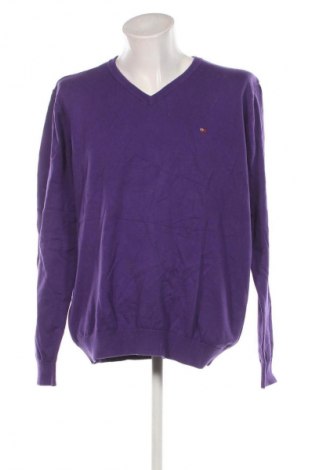 Herrenpullover Via Cortesa, Größe 3XL, Farbe Lila, Preis € 11,99
