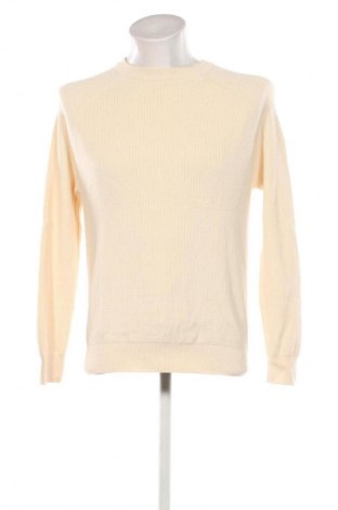 Męski sweter Zara, Rozmiar M, Kolor ecru, Cena 71,99 zł