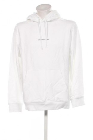 Hanorac de bărbați Calvin Klein Jeans, Mărime XL, Culoare Alb, Preț 314,99 Lei