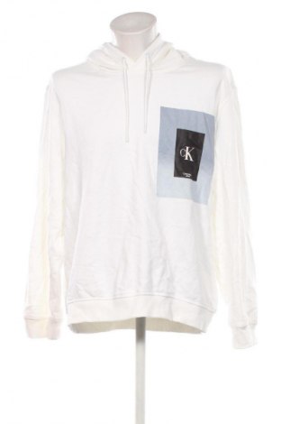 Herren Sweatshirt Calvin Klein Jeans, Größe XL, Farbe Weiß, Preis € 47,99