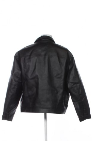 Мъжко кожено яке Calvin Klein Jeans, Размер XXL, Цвят Черен, Цена 334,99 лв.