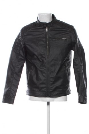 Herren Lederjacke Jack & Jones, Größe L, Farbe Schwarz, Preis € 83,99