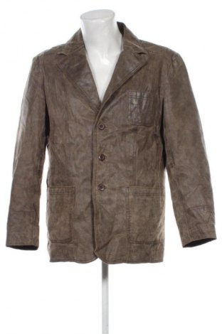 Pánska kožená bunda  Tom Tailor, Veľkosť M, Farba Hnedá, Cena  65,95 €
