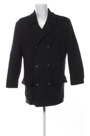 Мъжко палто Cotton Republic, Размер L, Цвят Черен, Цена 76,99 лв.