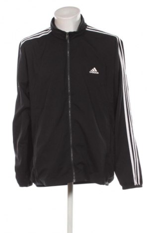 Ανδρική αθλητική ζακέτα Adidas, Μέγεθος XL, Χρώμα Μαύρο, Τιμή 30,99 €