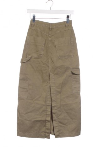 Fustă Bershka, Mărime XXS, Culoare Verde, Preț 60,53 Lei