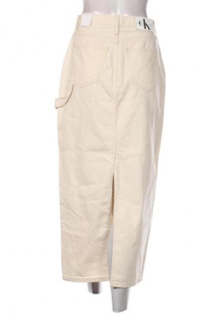 Szoknya Calvin Klein Jeans, Méret S, Szín Bézs, Ár 58 359 Ft