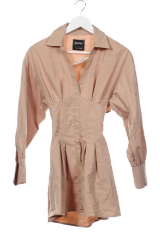 Kleid Bershka, Größe XS, Farbe Beige, Preis 14,83 €