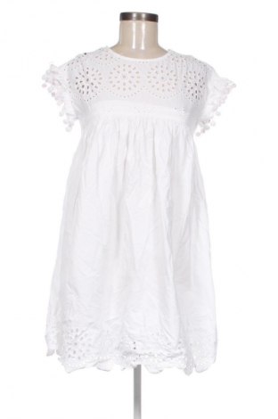 Kleid Zara, Größe XS, Farbe Weiß, Preis 13,80 €