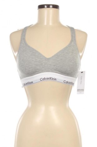 Сутиен Calvin Klein, Размер M, Цвят Сив, Цена 71,99 лв.