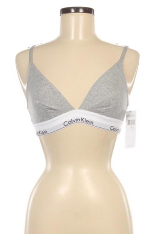 Сутиен Calvin Klein, Размер M, Цвят Сив, Цена 59,99 лв.