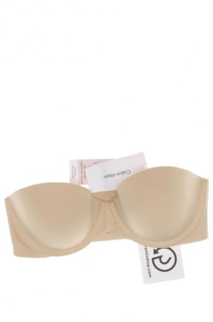Сутиен Calvin Klein, Размер XS, Цвят Бежов, Цена 26,99 лв.