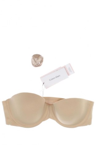 Büstenhalter Calvin Klein, Größe XS, Farbe Beige, Preis 31,99 €