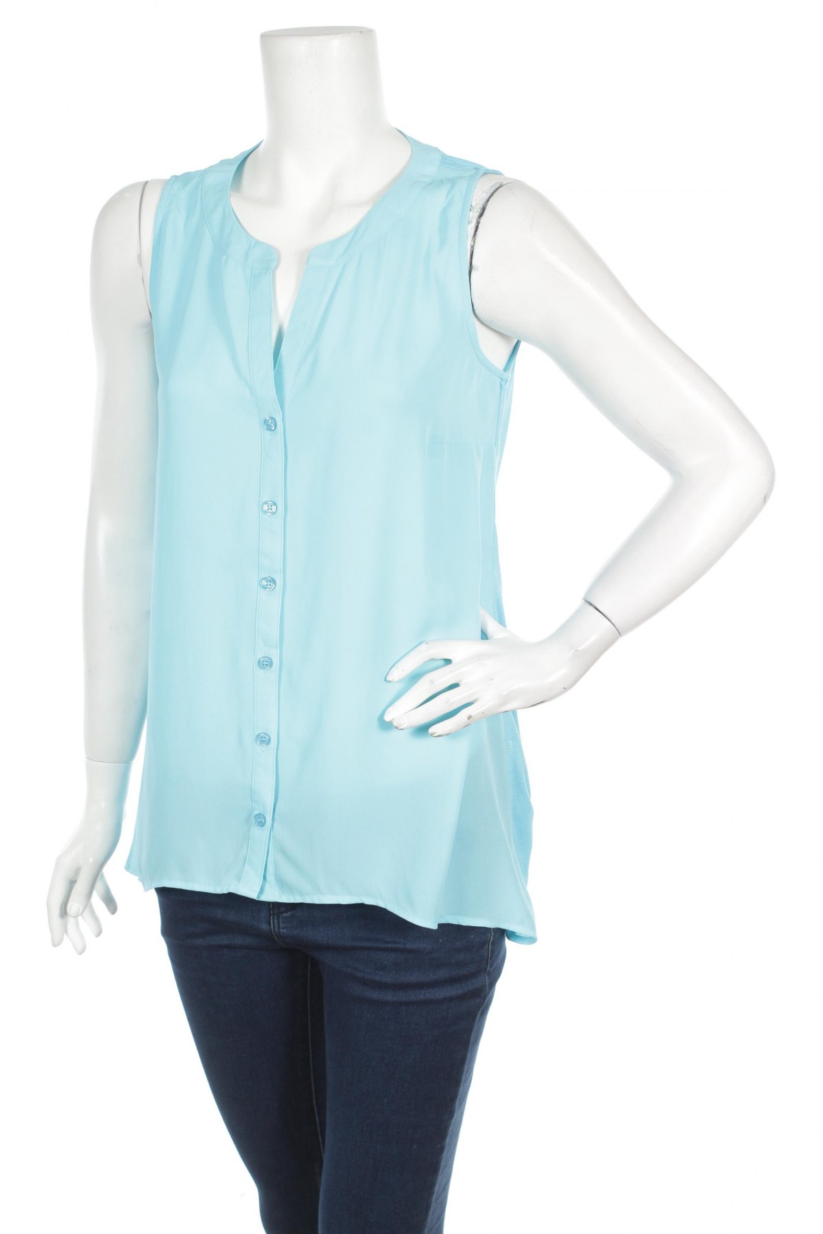Γυναικείο πουκάμισο I.n.c - International Concepts, Μέγεθος L, Χρώμα Μπλέ, Τιμή 17,32 €