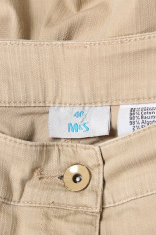 Γυναικείο παντελόνι Ms Mode, Μέγεθος L, Χρώμα  Μπέζ, Τιμή 3,40 €