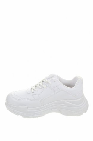 Дамски обувки NLY, Размер 37, Цвят Бял, Еко кожа, текстил, Цена 46,50 лв.