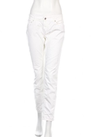 Дамски панталон Drykorn for beautiful people, Размер L, Цвят Бял, 98% памук, 2% еластан, Цена 6,44 лв.