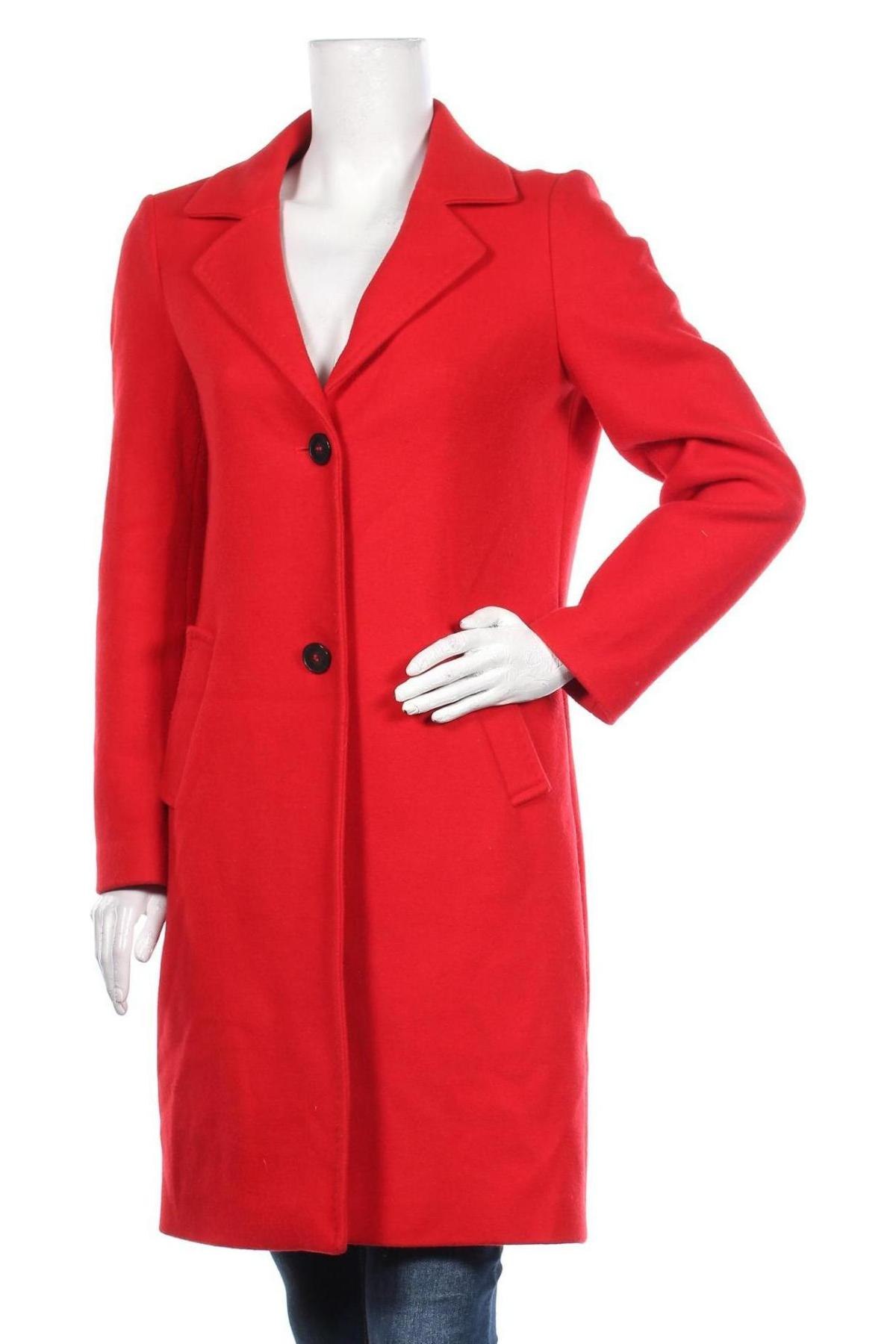 Дамско палто S.Oliver, Размер M, Цвят Червен, Цена 96,00 лв.