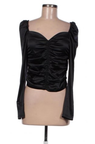 Γυναικεία μπλούζα Gina Tricot, Μέγεθος L, Χρώμα Μαύρο, 88% πολυεστέρας, 12% ελαστάνη, Τιμή 23,97 €
