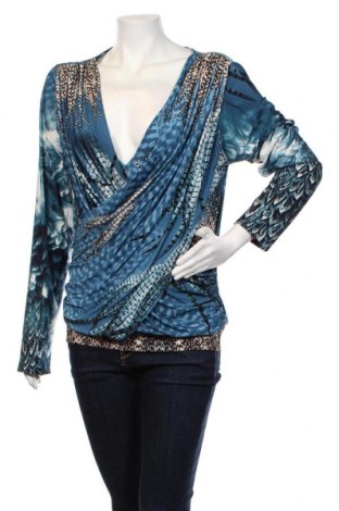 Дамска блуза Orna Farho, Размер XL, Цвят Син, 98% вискоза, 2% еластан, Цена 24,00 лв.