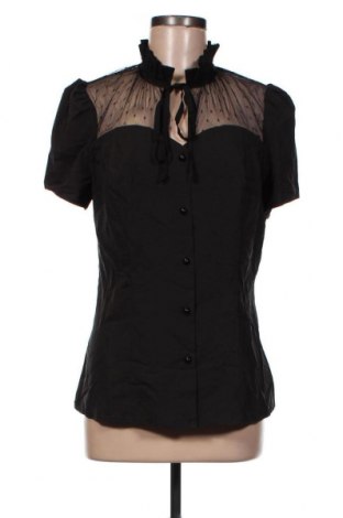 Γυναικείο πουκάμισο Belle Poque, Μέγεθος XL, Χρώμα Μαύρο, 95% πολυεστέρας, 5% ελαστάνη, Τιμή 15,59 €