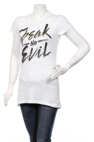 Γυναικείο t-shirt Diesel, Μέγεθος M, Χρώμα Λευκό, Βαμβάκι, Τιμή 20,04 €