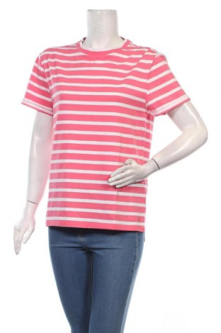 Damen T-Shirt Hugo Boss, Größe M, Farbe Rosa, 83% Baumwolle, 14% Leinen, 3% Elastan, Preis 43,56 €