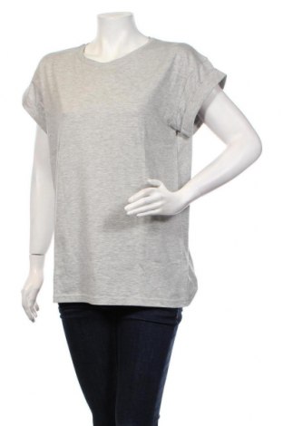 Γυναικείο t-shirt MSCH, Μέγεθος M, Χρώμα Γκρί, 70% πολυεστέρας, 30% βαμβάκι, Τιμή 13,61 €