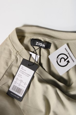 Γυναικείο t-shirt Zign, Μέγεθος XS, Χρώμα Πράσινο, Βαμβάκι, Τιμή 9,47 €