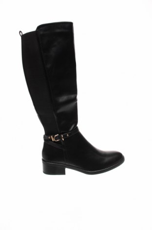 Γυναικείες μπότες Irl, Μέγεθος 41, Χρώμα Μαύρο, Δερματίνη, κλωστοϋφαντουργικά προϊόντα, Τιμή 39,87 €