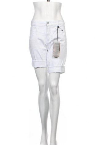 Γυναικείο κοντό παντελόνι Buena Vista, Μέγεθος L, Χρώμα Λευκό, 98% βαμβάκι, 2% ελαστάνη, Τιμή 13,76 €