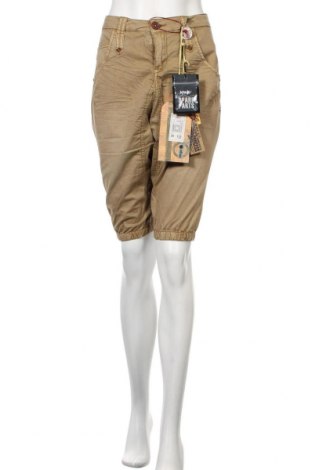 Pantaloni scurți de femei Khujo, Mărime M, Culoare Bej, Preț 8,78 Lei