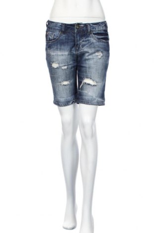 Γυναικείο κοντό παντελόνι Pull&Bear, Μέγεθος S, Χρώμα Μπλέ, Τιμή 11,87 €