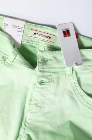 Γυναικείο κοντό παντελόνι Timezone, Μέγεθος S, Χρώμα Πράσινο, 58% μοντάλ, 39% βαμβάκι, 3% ελαστάνη, Τιμή 15,31 €