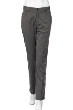 Дамски панталон Sergio Rossi, Размер L, Цвят Сив, 72% полиестер, 25% вискоза, 3% еластан, Цена 73,60 лв.