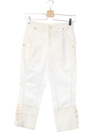Дамски панталон Stefanel, Размер XS, Цвят Бял, Цена 189,00 лв.