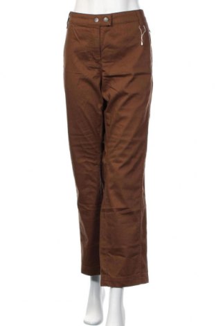 Damskie spodnie Triangle By s.Oliver, Rozmiar XXL, Kolor Brązowy, 97% bawełna, 3% elastyna, Cena 100,76 zł
