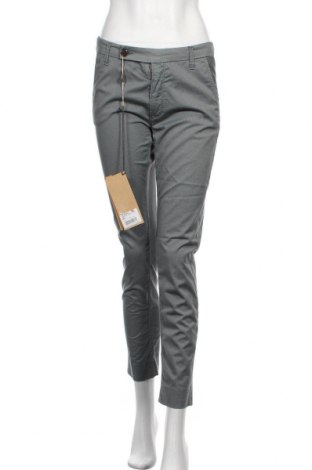 Дамски панталон True NYC, Размер M, Цвят Сив, 88% памук, 9% полиестер, 3% еластан, Цена 155,60 лв.