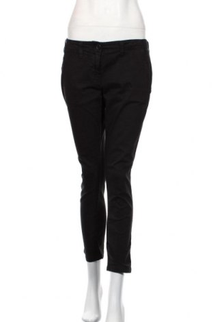 Дамски панталон United Colors Of Benetton, Размер M, Цвят Черен, 98% памук, 2% еластан, Цена 24,80 лв.